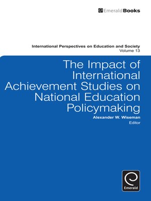 cover image of International Perspectives on Education and Society, Volumne 13